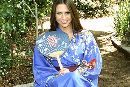 金髪美巨乳を堪能 夏パイ浴衣祭り レイチェル・ロックス