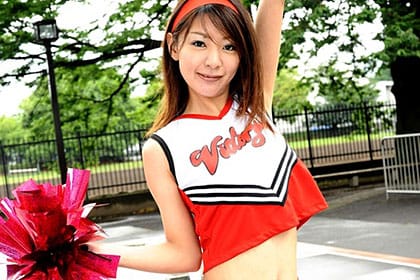 コスプレDEデート マングリ返し✕逆立ちフェラ✕飛びっこ チアガール編 松田朋美