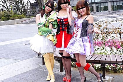 春だ！ 祭りだ！ 初めてのコスプレ大乱交！ 前編 山下ゆかり 椎名沙希 田原咲